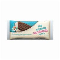 7-Select Ice Cream Sandwich 6oz · Treat yourself to a sweet morsel on your next adventure on this planet or on another