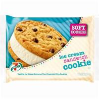 7-Select Cookie Ice Cream Sandwich 7oz · Why choose between cookies and ice cream when you can have both
