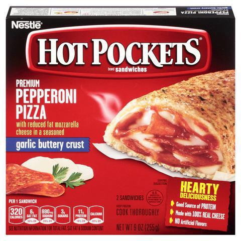 Hot Pockets Pepperoni Pizza 9oz · Imagine a world where you get to eat a cheesy, satisfying snack without interrupting your weekend gaming. Now imagine that’s a reality, because it is.