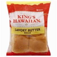 Kings Hawaiian Butter Rolls 4.4oz · Whether for breakfast, a mid-afternoon escape, or great mini sandwiches for a picnic, they a...