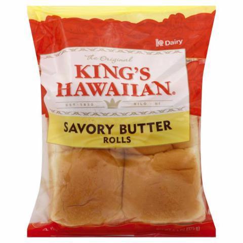 Kings Hawaiian Butter Rolls 4.4oz · Whether for breakfast, a mid-afternoon escape, or great mini sandwiches for a picnic, they are irresistibly and deliciously good-to-go.