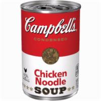 Campbell's Chicken Noodle Soup 10.75oz · A sublime soul-warming classic filled with oodles of egg noodles, golden chicken broth, and ...