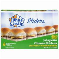White Castle Jalapeno Cheese Sliders 6 Pack · Microwaveable and individually wrapped. Enjoy the legendary taste in the comfort of your own...