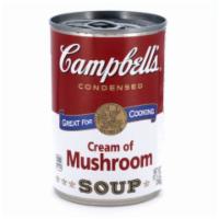 Campbell's Cream of Mushroom 10.75oz · Our Condensed Cream of Mushroom Soup, made with fresh mushrooms and cream with garlic, is ve...