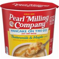 Pearl Milling Company Buttermilk Maple Pancake Cup 2.11oz · Making pancakes just got simpler with Aunt Jemima® Buttermilk & Maple Pancake On The Go cups...