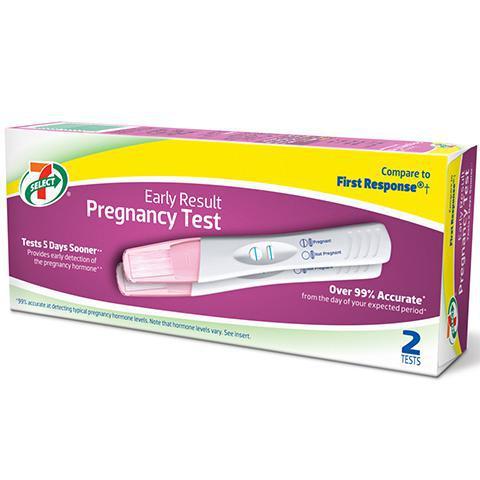 7-Select Pregnancy Test · The Early Result Pregnancy Test is easy to use and easy to read. Over 99% accurate from the day of your expected period.