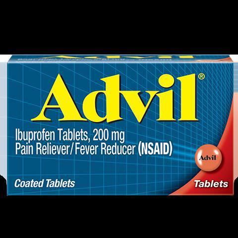 Advil Tablets 24 Count · Make pain a distant memory and find relief from headaches, muscle aches, backaches, menstrual pain, minor arthritis and other joint pain.