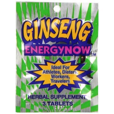 Ginseng Energy Now 3 Count · Ginseng Energy Now is ideal for athletes, workers, travelers, and dieters. It gives you the vital nutrients to increase vitality and endurance.