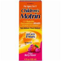 Motrin Children Berry 4oz · Help your kids bounce back by relieving their pain or fever with Children's MOTRIN®. For hig...