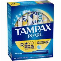 Tampax Pearl Regular 18 Count · Tampax Pearl Tampons Regular Absorbency with LeakGuard Braid