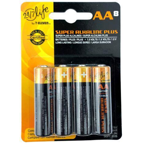 7-Eleven AA Batteries 8ct · Power up all of your favorite devices with these handy AA batteries.