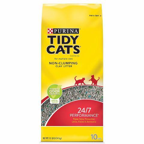 Tidy Cats Multi-Cat Litter 10lb · Extended-release deodorizing system provides a fresh, clean scent, it’s litter-ally designed for around-the-clock odor control.