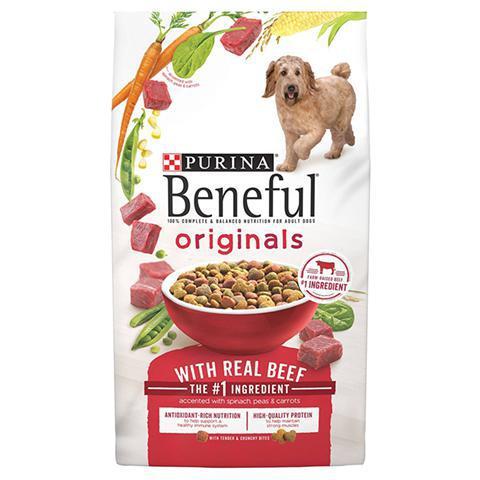 Beneful Original 3lb bag · Good ingredients is what you'll find with Beneful Original. Real farm-raised beef, blended to perfection with whole grains and accents of vegetables.