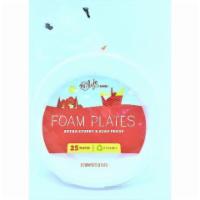 24/7 Life Foam Plates 25ct · Disposable soak-proof and grease resistant foam plates designed to handle any food.