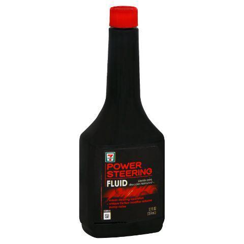 7-Eleven Power Steering Fluid 12oz · Power Steering Fluid is formulated with high-quality oil and fortified with additives to stop pump squealing, prevent wear, and protect seals