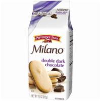 Pepperidge Farms Milano Double Chocolate 7.5oz · Luxuriously rich chocolate between two crisp cookies.