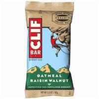 Clif Oatmeal Raisin Walnut Bar · Filled with nutritious, organic ingredients, protein bar is filled with soft raisins and cru...