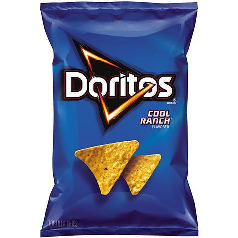 Doritos Cool Ranch 2.75 oz · Bold burst of onion, garlic, tomato, and spice that merge together to create the cool ranch taste.