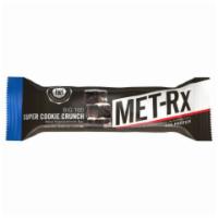 Met RX Big100 Super Cookie Crunch 3.5oz · A chocolately meal replacement bar providing 30 grams of protein.