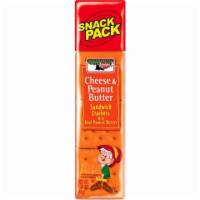 Keebler Cheese & Peanut Butter Sandwich Cracker 1.8oz · Delicious peanut butter sandwiched between two light and flaky cheese crackers continues to ...