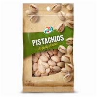 7-Select Lightly Salted Pistachios 4.5oz · Lightly salted and roasted pistachios.