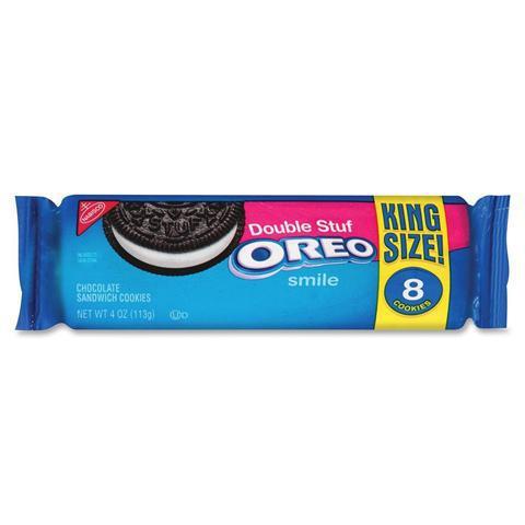 Nabisco Oreo Double Stuff 4oz · Supremely dunkable and even more rich crème filling between the bold taste of two chocolate wafers.