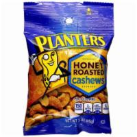 Planters Honey Roasted Cashew Big Bag 3oz · Lightly salted and honey-roasted – the perfect sweet-and-salty protein snack.
