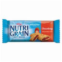 Kellogg's Nutri Grain Strawberry 1.3oz · Each bar is golden-baked crust of wheat and whole grain oats and filled with apple filling w...