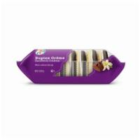 7-Select Duplex Crème Sandwich Cookies 3.5oz · One half vanilla cookie, one half chocolate cookie, brought together by sweet crème.