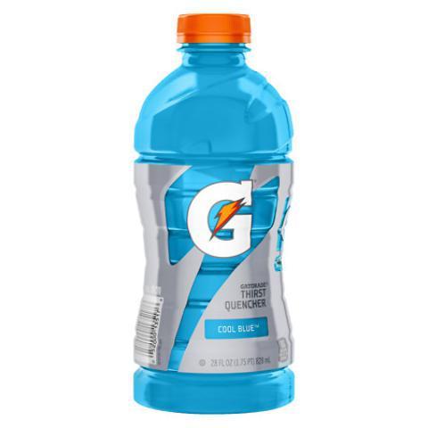 Gatorade Cool Blue 28oz · Gatorade Cool Blue rehydrates, replenishes, and refuels the body. Best when served cold.