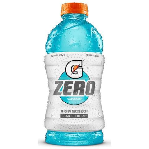 Gatorade Zero Glacier Freeze 28oz · During training, your energy needs are unique. Gatorade Zero lets you replace what you’ve lost without adding more of what you may not need.