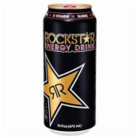 Rockstar Energy Original 16oz · Energy drink enhanced with a potent herbal blend of Guarana, Ginkgo, Ginseng, and Milk thist...