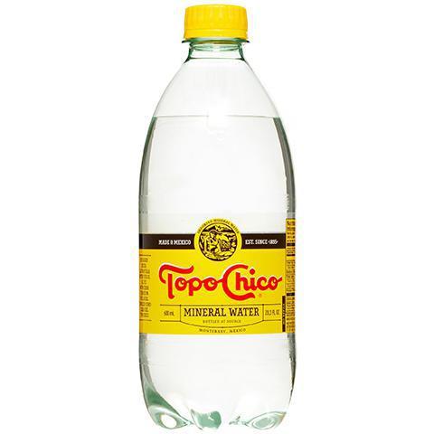 Topo Chico Mineral Water 20oz · Zero calorie sparkling mineral water sourced from Monterrey, Mexico since 1895.