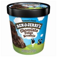 Ben & Jerry’s Chocolate Fudge Brownie Pint · Fabulously fudgy brownies mixed in with smooth chocolate ice cream make this the definition ...