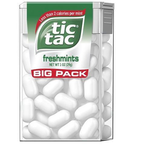 Tic Tac Big Pack Freshmint 1oz · Cool Peppermint flavor.