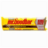 Mr Goodbar King Size 2.6oz · Indulge yourself with smooth milk chocolate and crisp, crunchy peanuts. Sure enough to satis...