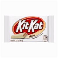 Kit Kat White 1.5oz · Light, crispy wafers now enclosed in sweet white crème.