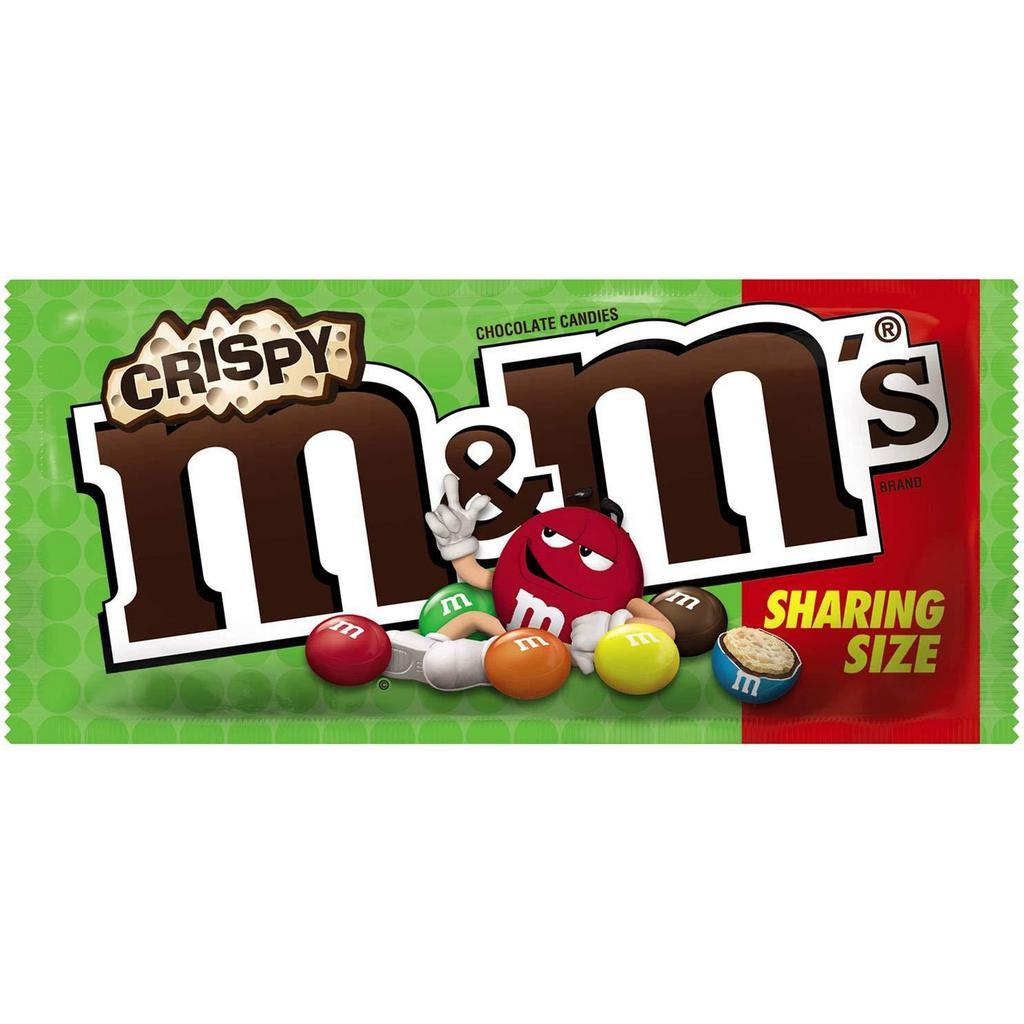 M&M Crispy Sharing Size 2.83oz · Filled with a delicious crispy center, it’ll make every bite a fun one.