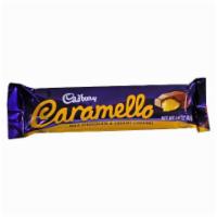 Cadbury Caramello  1.6oz · Try a rich, creamy milk chocolate bar filled with a deliciously smooth caramel center.