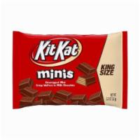 Kit Kat Mini 2.2oz · Unwrapped and in bite-size form. Less hassle, more breaks. No complaints about that!