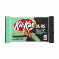 Kit Kat Duos Dark Chocolate Mint 1.5oz · Turn your KIT KAT® break up a notch with New KIT KAT® Duos