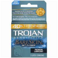Trojan Bareskin Condoms 3 Pack · Better safe than sorry! Grab some protection for anytime the mood strikes. Comes 3 to a pack...