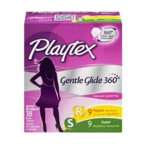 Playtex Gentle Glide Multi Pack 18 Count · Unwanted visitor ruining your day? Get 360-degree protection that's easy and comfortable to use so you can continue gliding through your day.