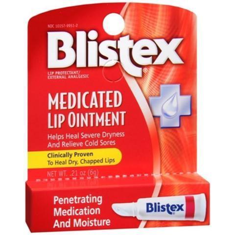 Blistex Lip Ointment 0.21oz · An advanced moisture system created to relieve yourself from the pain, itching and discomfort of lip sores and dryness. Keeps your mouth happy all day long.