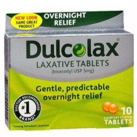 Dulcolax Laxative Tablets 10 Count · Can eating too much alphabet soup cause a vowel movement? Count on Dulcolax laxatives to keep your vowels smooth and flowing!