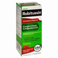 Robitussin Max Cough & Chest 4oz · Controls and relieves a frequent cough, plus thins and loosens mucus to relieve your chest c...