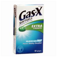 Gas-X Extra Strength Soft Gels 10 Count · Extra Strength Gas-X can help you get rid of gas and its unflattering symptoms, fast!