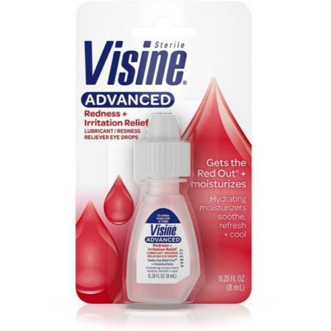 Visine Advanced Relief On-The-Go .28oz · Visine's Advanced Relief On-the-Go hydrating moisturizers soothe, refresh plus cools, is fast-acting and gets the red out.