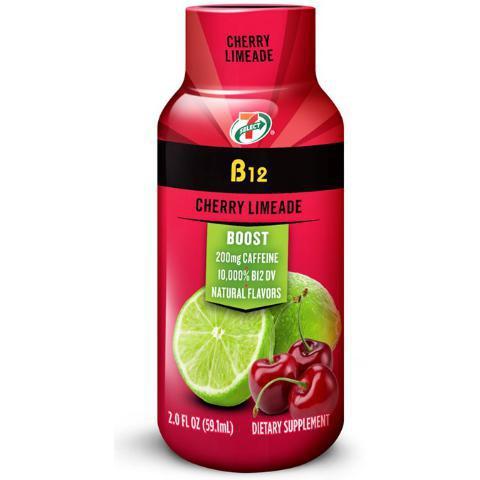 7-Select Cherry Limeade B-12 Shot 2oz · Caffeine Free Energy 7-Select B-12 Functional Shots are all natural, vitamin based energy shots. Contains great tasting Cherry Limeade flavor.