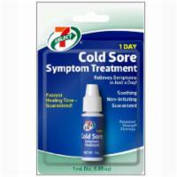 7-Select Cold Sore Treatment 0.03oz · The over-the-counter cold sore ointment docosanol may shorten the healing time of a cold sore